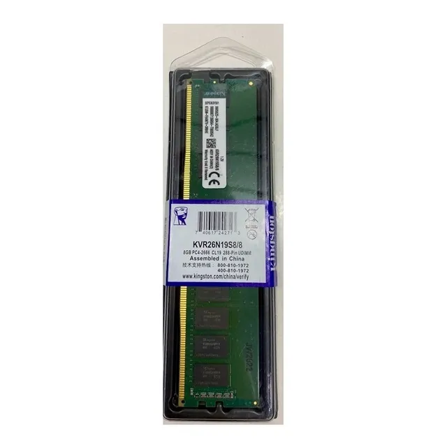 Memoria Ram Valueram Color Verde  8gb 1kingston Kvr26n19s8/8
