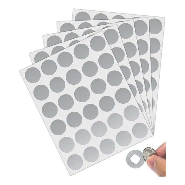 300 Stickers Raspe Y Gana,etiquetas Autoadhesivas Rascables