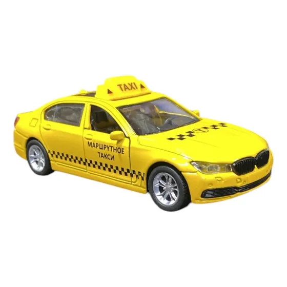 Carro Taxi Coleccion Escala 1:34 Juguete Metalico Impulso