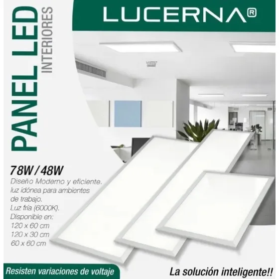 Lámpara Big Panel Led 120x60 96w Lucerna Embutir