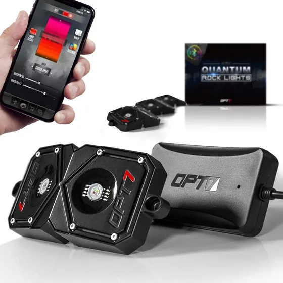 Luz Roca Opt7 Quantum Pro Rgbw Led Control Aplicacion Gran 4