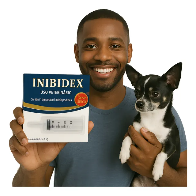 Kit 5 Unidades Inibidex Anticoncepcional Para Cadelas Gatas