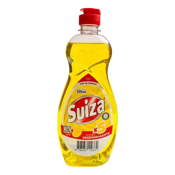 Detergente Concentrado Suiza X 500 Ml.