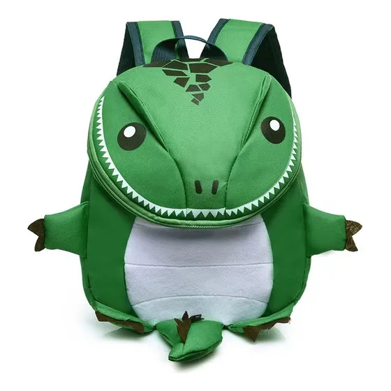 Mochila Escolar Para Niños Diseño Dinosaurio 3d Bolso De Viaje Bolsa Para Playa
