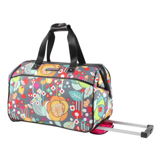 Patrón De Lirio Bloom Bolsa De Lona De 22 Pulgadas Con De 2 Patrón De Lirio Bloom Bolsa De Lona De 22 Pulgadas Con De 2