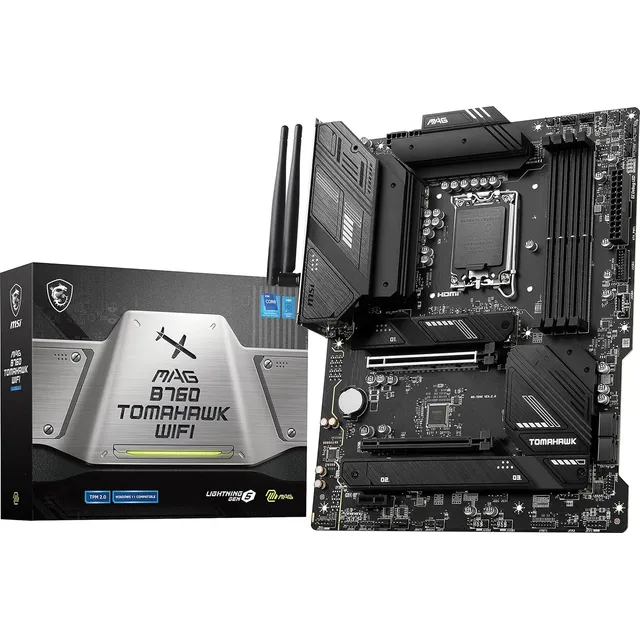 Placa Base Para Juegos Msi Mag B760 Tomahawk Wifi (admite 1.