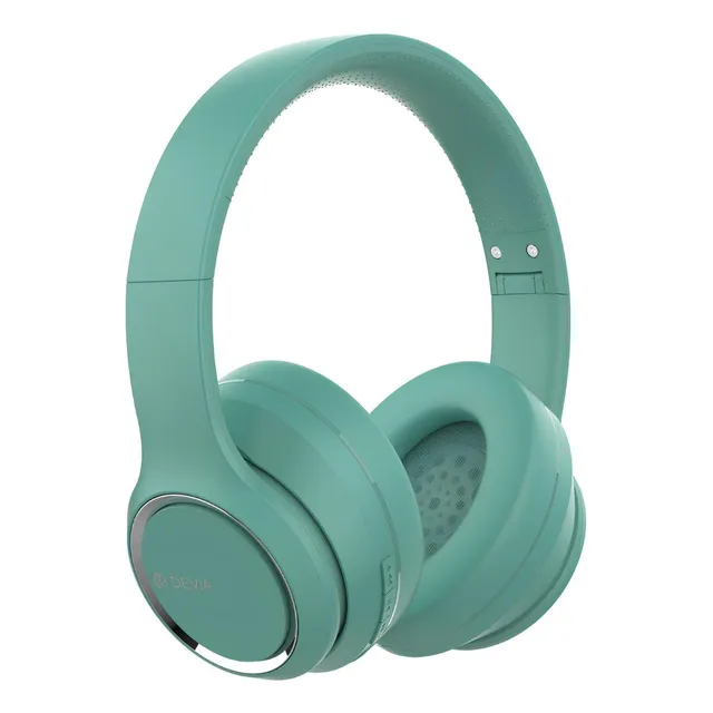 Auriculares Devia Kintone Wireless Headphones V2 - Cover Co Color Verde