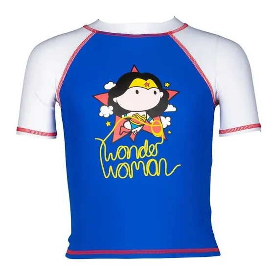 Remera De Niña Uv Mujer Maravilla Arena - Btu Store