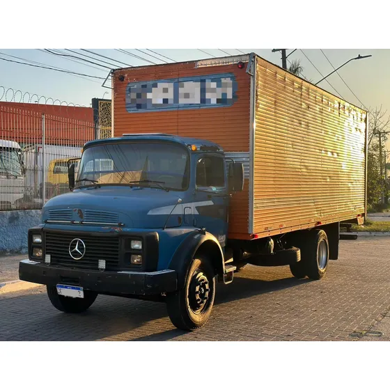 Mb 1113 Baú Toco 4x2 Turbinado Freio A Ar Direção Hidraúlica