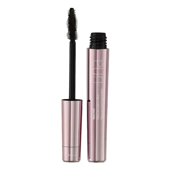 Máscara de pestañas Natura Una Secret 8ml color negro