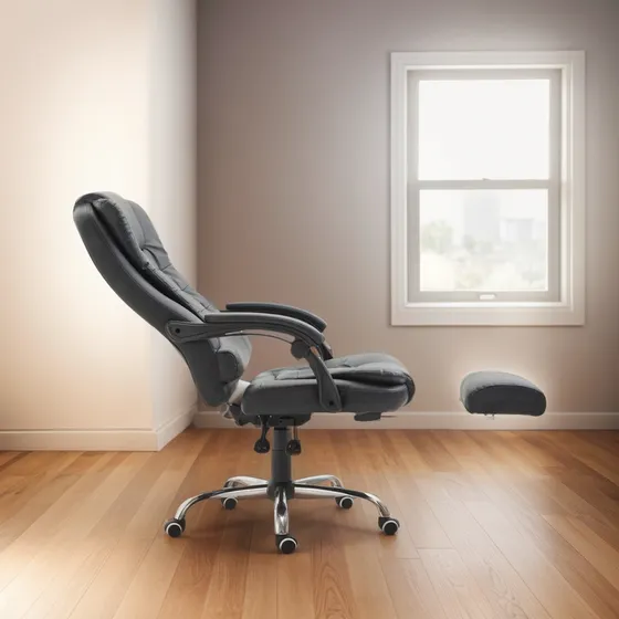 Silla Ejecutiva Lumax 7 Puntos De Masaje Negra