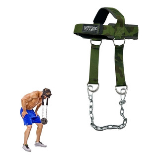 Arnés Para Ejercicios De Cuello Con Cadena Para Lastre Milit Arnés Para Ejercicios De Cuello Con Cadena Para Lastre Milit
