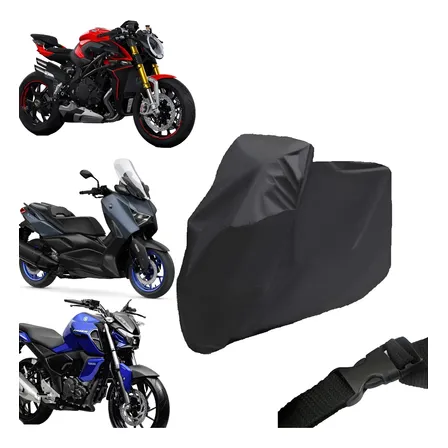 Capa Para Moto Forrada Impermeável Térmica Sol Chuva