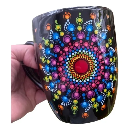 Taller De Puntillismo En Mugs O Cerámica Desde Cero