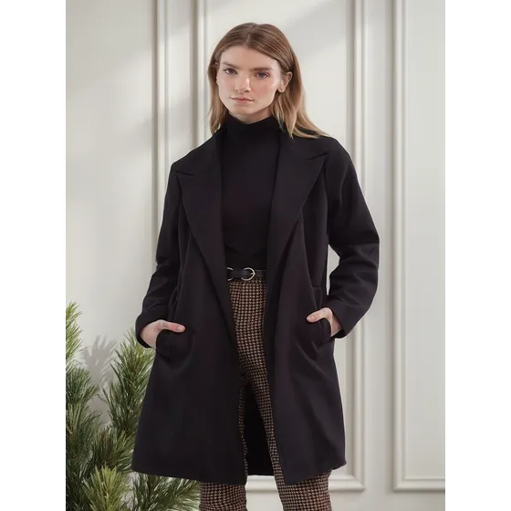 Abrigo Mujer Seven  Negro Poliéster 28080900-10