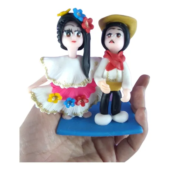 Figura Sanjuanero Bambuco Neiva Huila Colombia Traje Típico