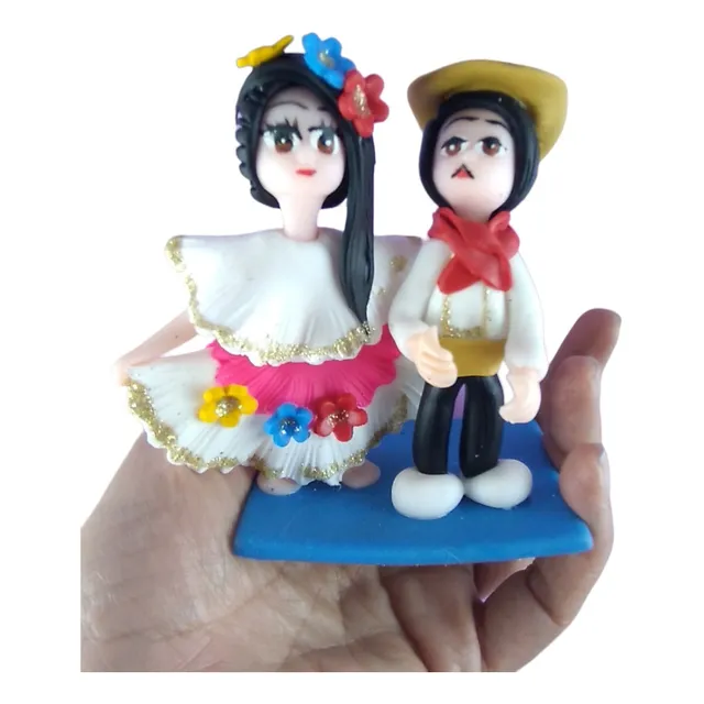 Figura Sanjuanero Bambuco Neiva Huila Colombia Traje Típico