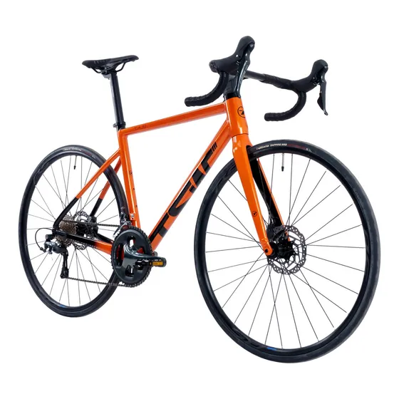 Bicicleta 700c Tsw Garfo Tr10 Cambio Shimano Tiagra 20v Cor Laranja Tamanho Do Quadro 510