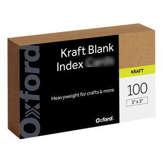 Tarjetas De Índice Kraft 100 Unidades 7.6 X 12.7 Cm Marrón Tarjetas De Índice Kraft 100 Unidades 7.6 X 12.7 Cm Marrón