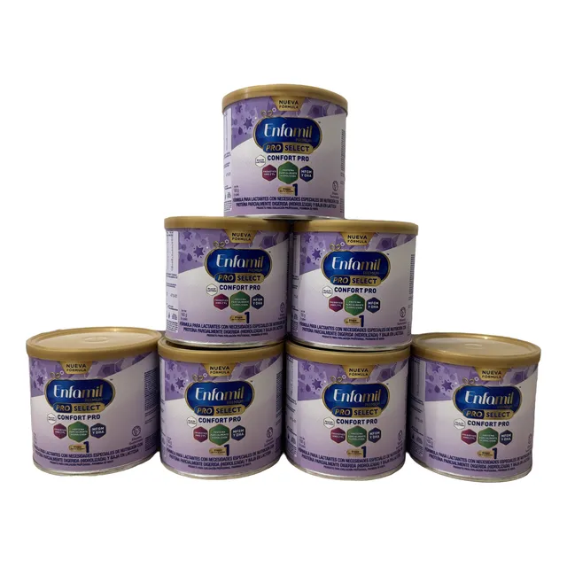 Enfamil Confort Pro Selec Pack 7 Latas 160g Equivale 1k 120g