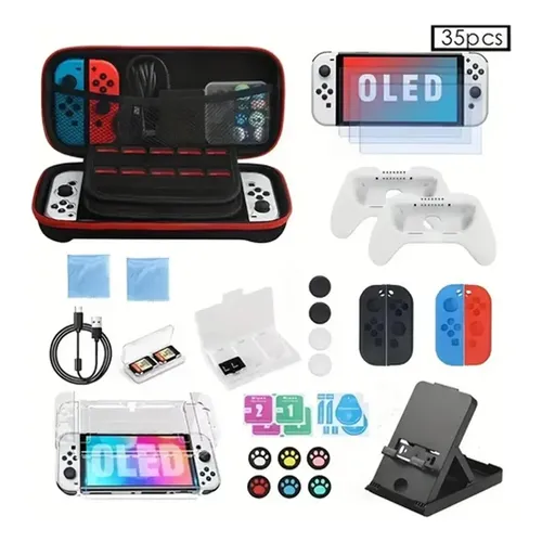 Kit 20 em 1 JCMO para Nintendo Switch 2 com Capa, Película e
