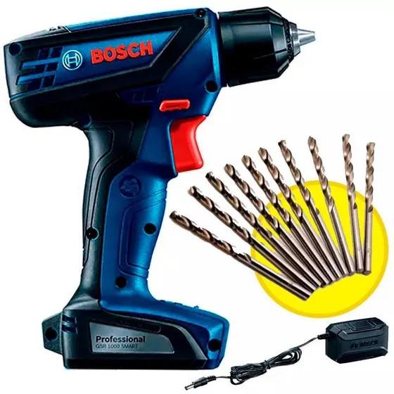 Furadeira Parafusadeira 12v Bosch Bateria Lithium Led Bivolt
