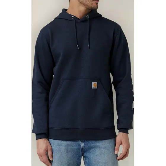Sudadera Olgada Tipo Hoodie Carhartt Para Hombre Con Logo