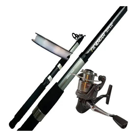 Combo Variada Shimano Caña 2,40 Mts Reel Shimano Fx 