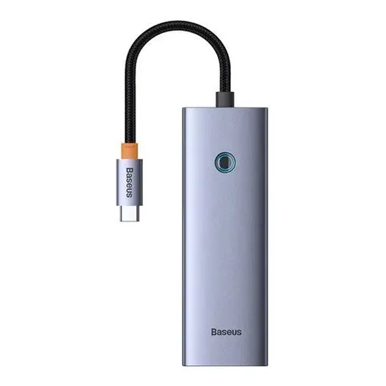 Hub Baseus 7 En 1 Usb-c Hdmi 4k 60hz Vga Usb-a Color Gris Oscuro