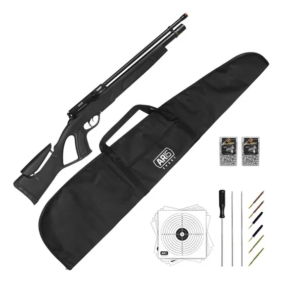 Carabina Gamo Pcp Coyote Black 5.5mm + Kit D Limpeza