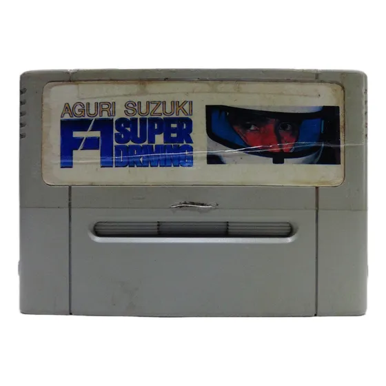 Jogo Aguri Suzuki F1 Super Drive Super Nintendo Famicom Snes