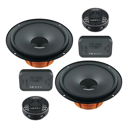 Kit Alto Falante 2 Vias Hertz Dsk 165.3 160w Rms 6 Polegada