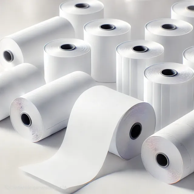 Caja De Rollo De Papel Térmico 82mm X 50mm(veeder 450) 80pz
