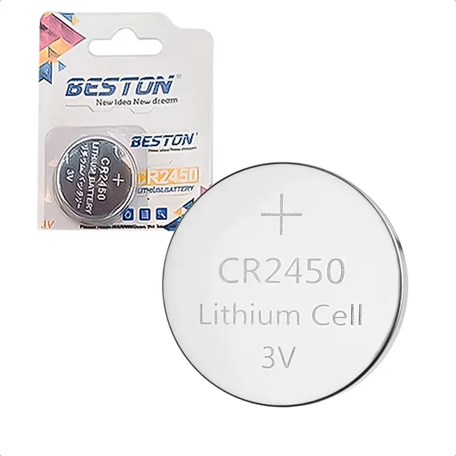 1 X Pilas Cr2450 Boton Cilindrica Alcalina Lithium 3.7v