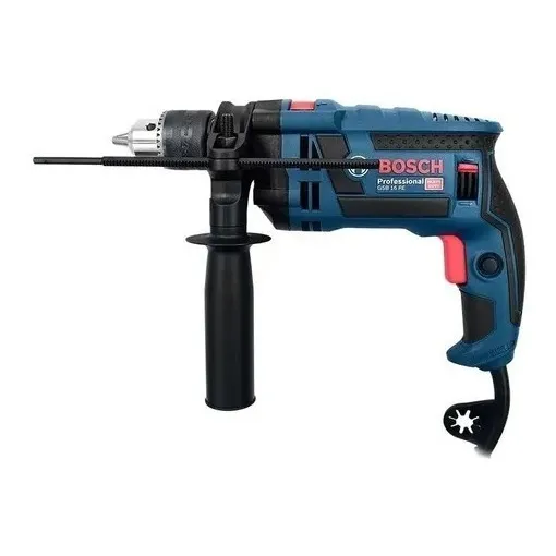 Taladro Rotomartillo Percutor 850w 3500rpm Gsb 16 Re Bosch Color Azul Frecuencia 60hz
