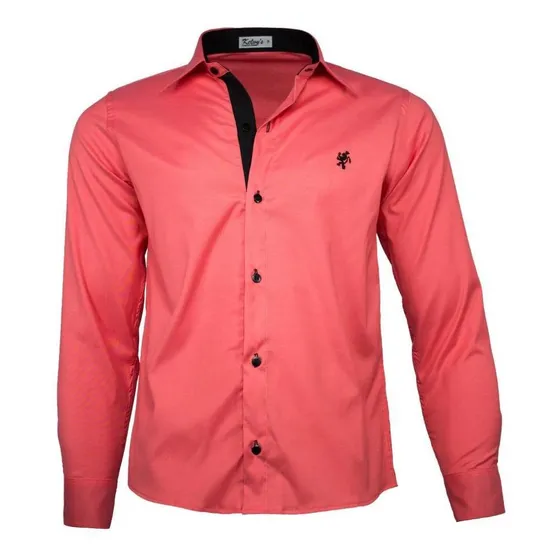 Camisa Social Dia A Dia Coral