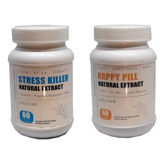 Suplementos Dietarios Happy Pill + Stress Killer