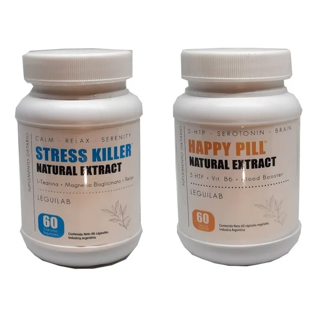 Suplementos Dietarios Happy Pill + Stress Killer