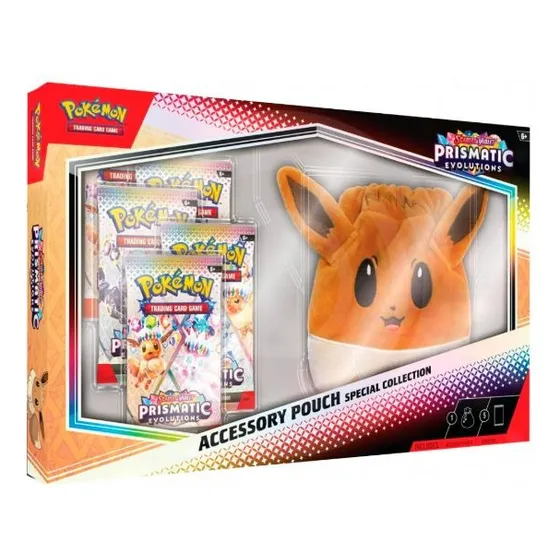 Juego de Cartas Coleccionables Pókemon TCG Prismatic Evolutions Accesory Pouch Special Collection