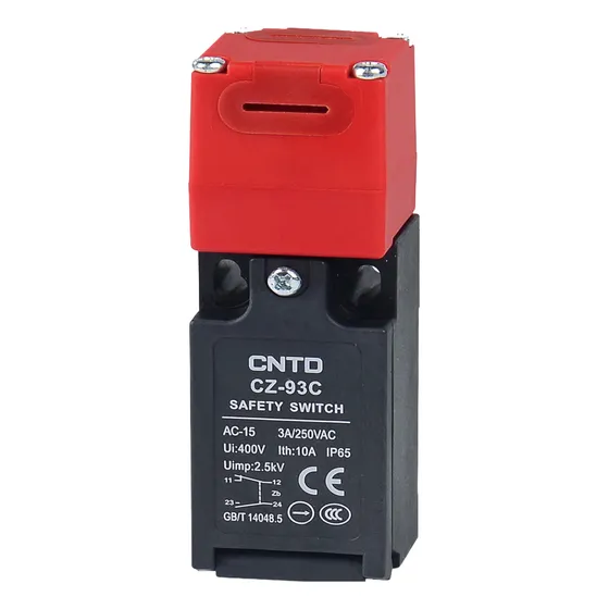  Cntd Interruptor De Seguridad Cz-93c Con Llave 1nc+1no 5pz