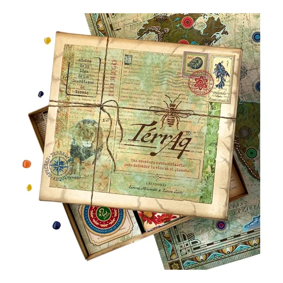 Juego De Mesa Familiar - Térraq - Ecojuego Salva El Planeta