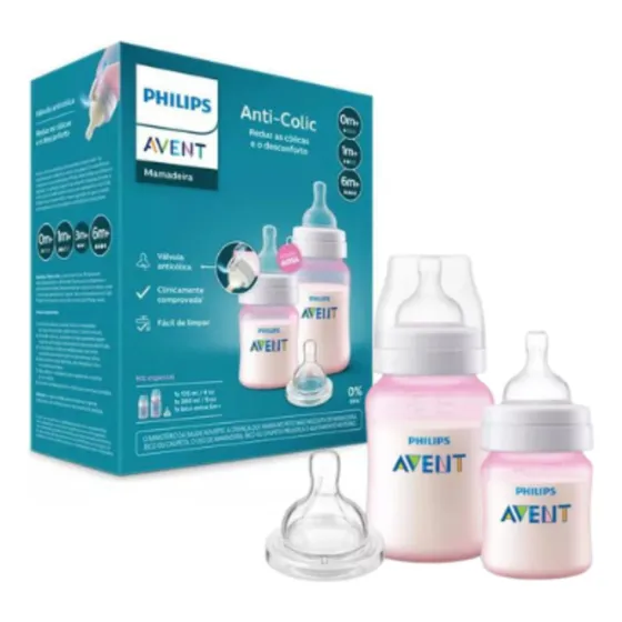 Set Rosa Anticólicos Avent - Avent - Scy119/14 0