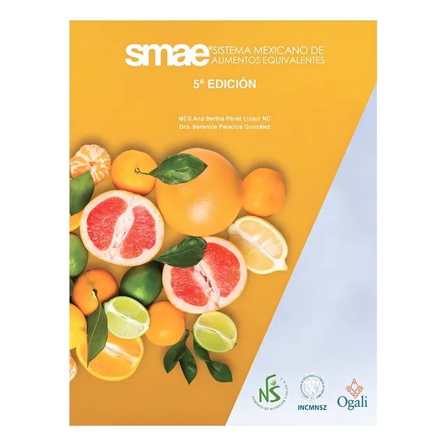 Sistema Mexicano De Alimentos Equivalentes, De Pérez Lizaur. Ana Bertha. Smae, Vol. 1. Editorial Fns, Tapa Blanda, Edición 5a En Español, 2022
