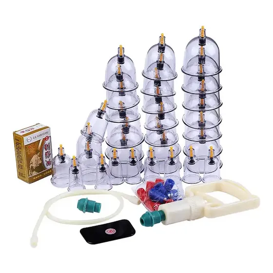 Set De Ventosas, Cuping Para Terapia Hogar De Plastico