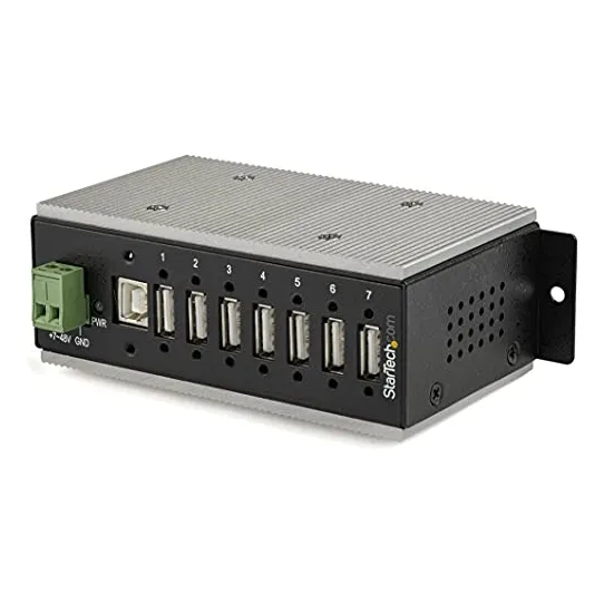 Startech.com Hub Usb 2.0 De 7 Puertos - Hub Usb-a Industrial
