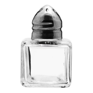 4 Saleros Y Pimienteros Mini De Vidrio Tapa Cromada 25 Ml 4 Saleros Y Pimienteros Mini De Vidrio Tapa Cromada 25 Ml
