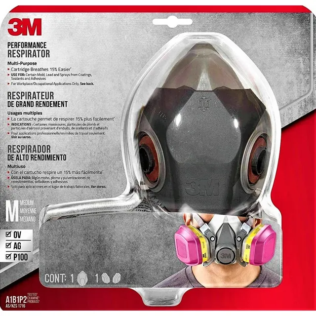 Respirador 3m De Doble Vía Multiuso 62023h1 M