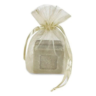 80 Bolsitas Organza 10x15 Cms Color Beige 80 Bolsitas Organza 10x15 Cms Color Beige