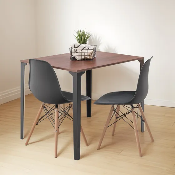 Mesa Comedor Cocina Chica Hierro Moderno | Mite