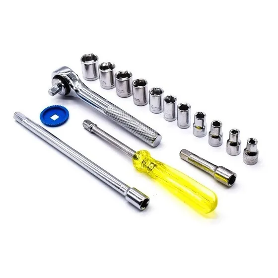 Juego De Dados 1/4 17 Pz De 4mm A 13mm Lh-131